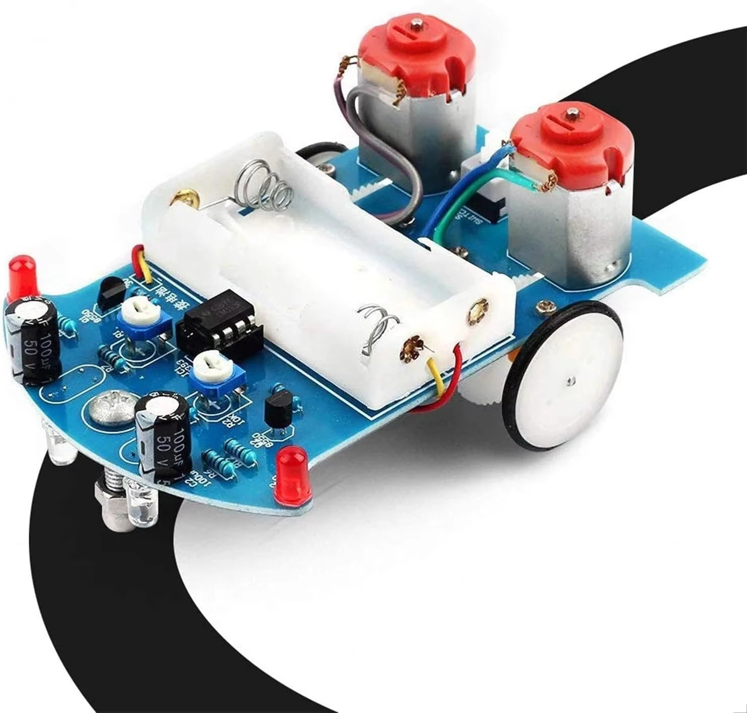 Practice Soldering Learning Electronics Kit Smart Car Soldering Project Kits Line following Robot Beginners DIY Electronics