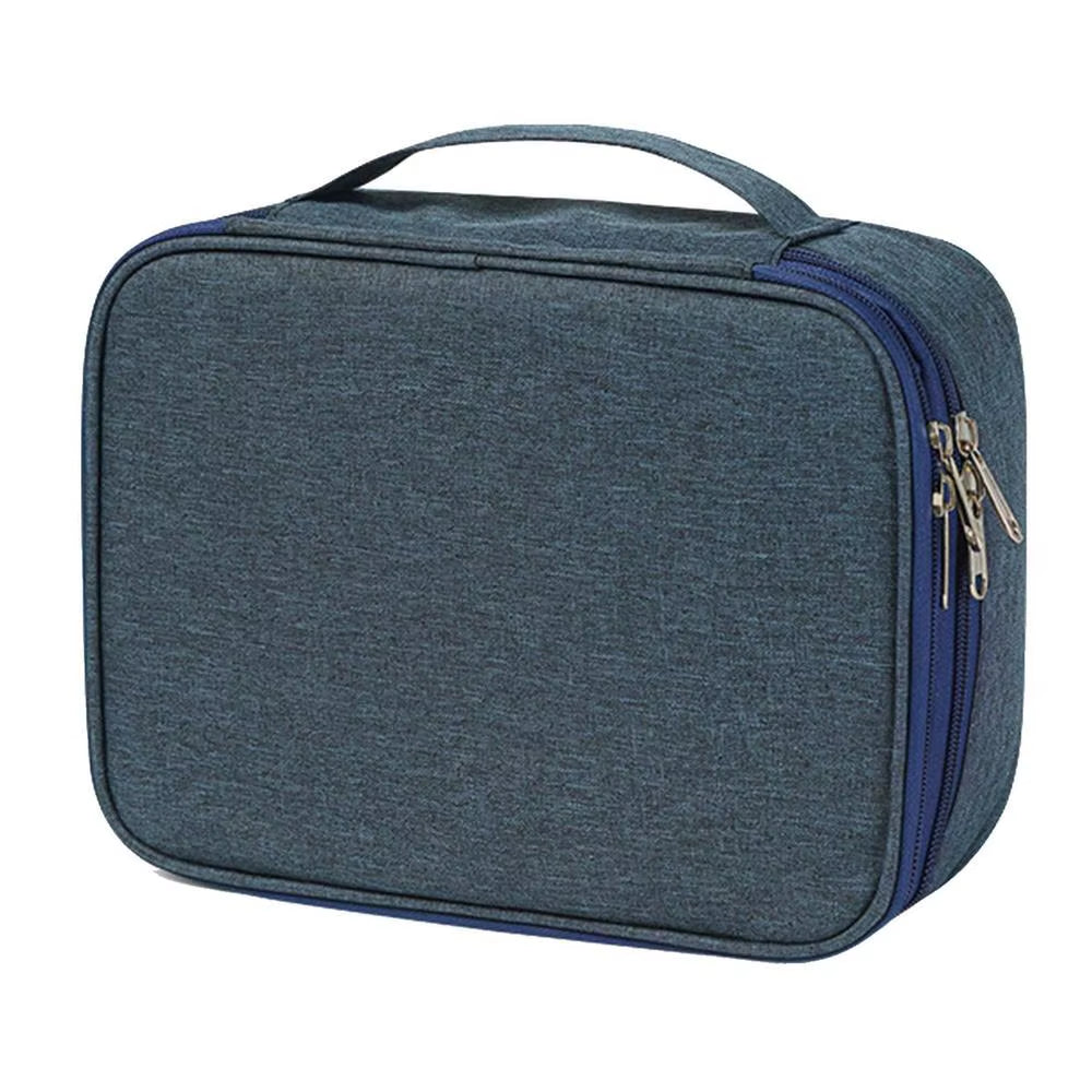 Electronics Organizer Travel Case Compact Waterproof Electronics Organizer Case Travel Essentials Cable Storage Bag for Mini